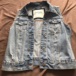 Kids denim vest!